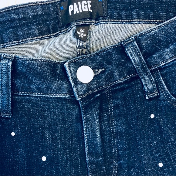 Paige Verdugo Ultra-Skinny Indigo Krystal Jean 29 - Picture 6 of 7